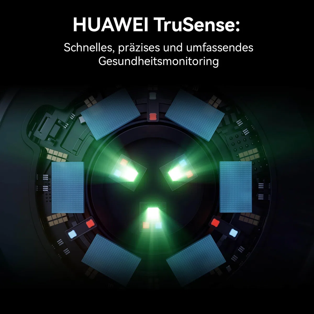 HUAWEI Watch GT 5 Smartwatch, GPS Fitnessuhr, Gesundheitsmonitoring, 46 mm, Schwarz