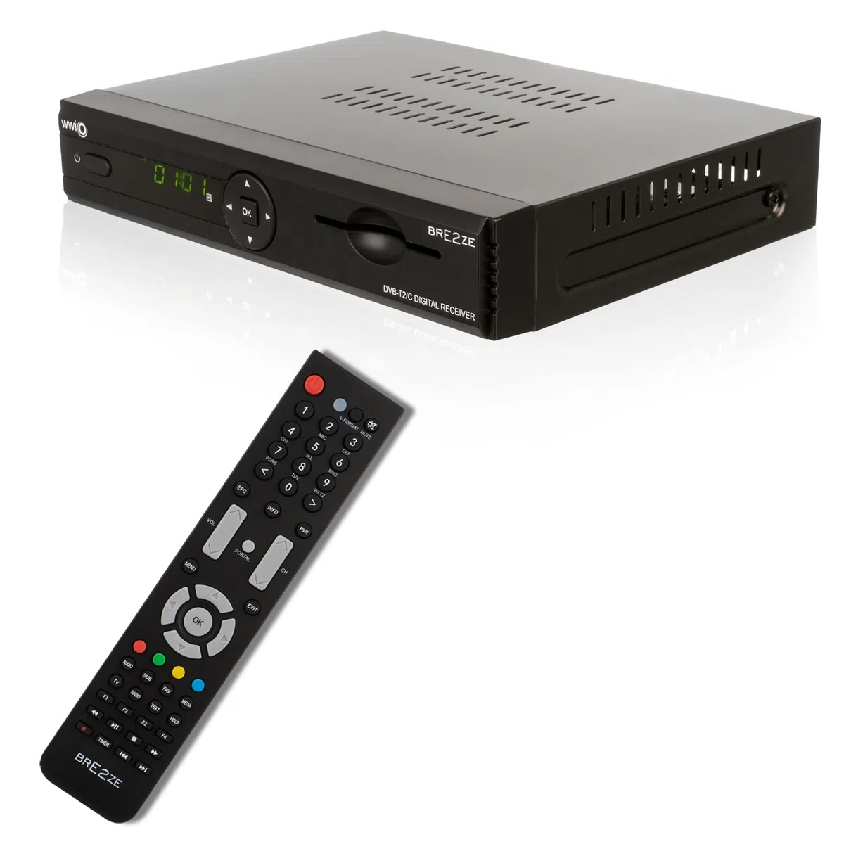 Bre2ze T2/C DVB-T2/C Hybrid Digital Receiver