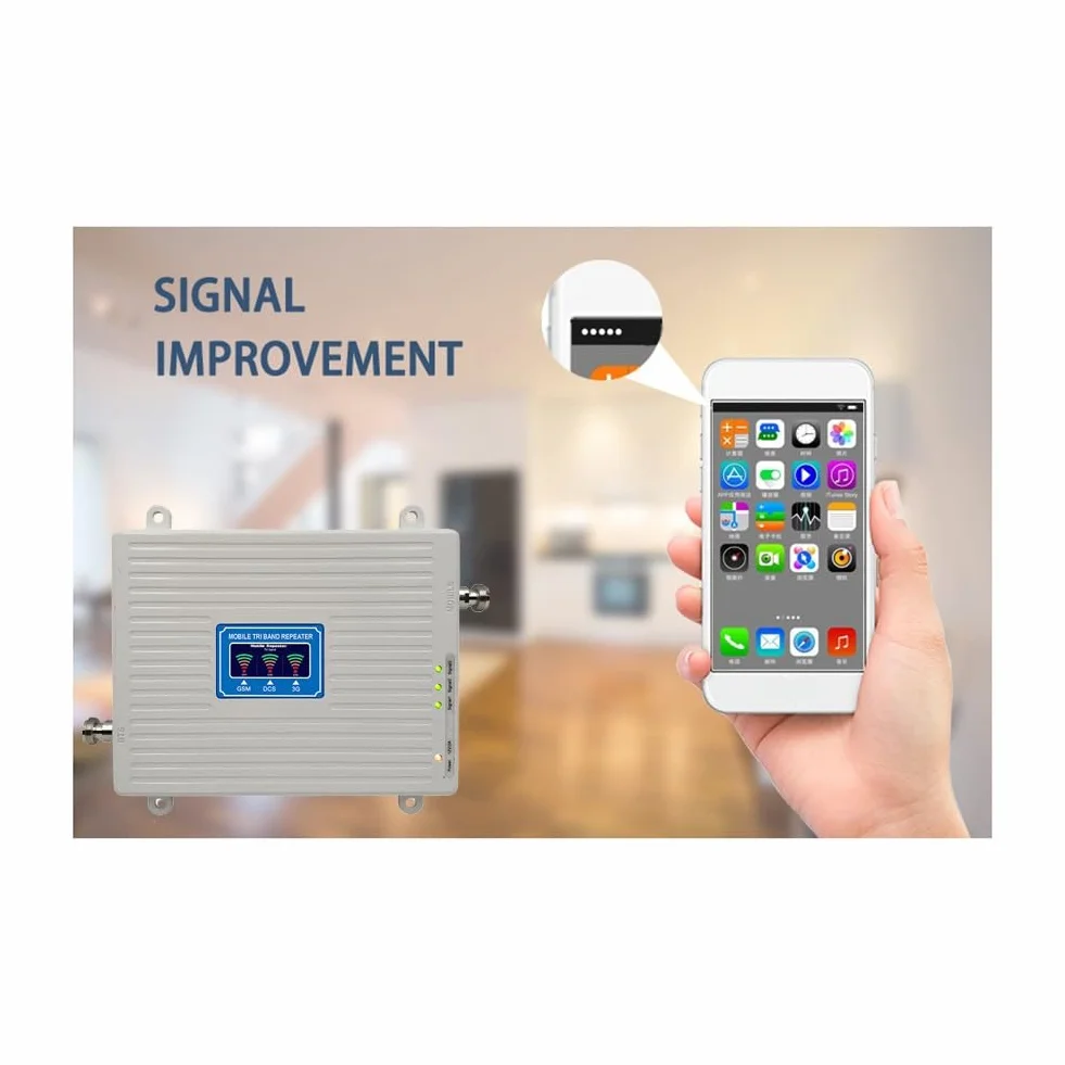 2G 3G 4G 5G Signalverstärker Tri-Band-Verstärker 900 1800 2100 MHz GSM WCDMA LTE Universal-Signalverstärker Repeater EU Stecker