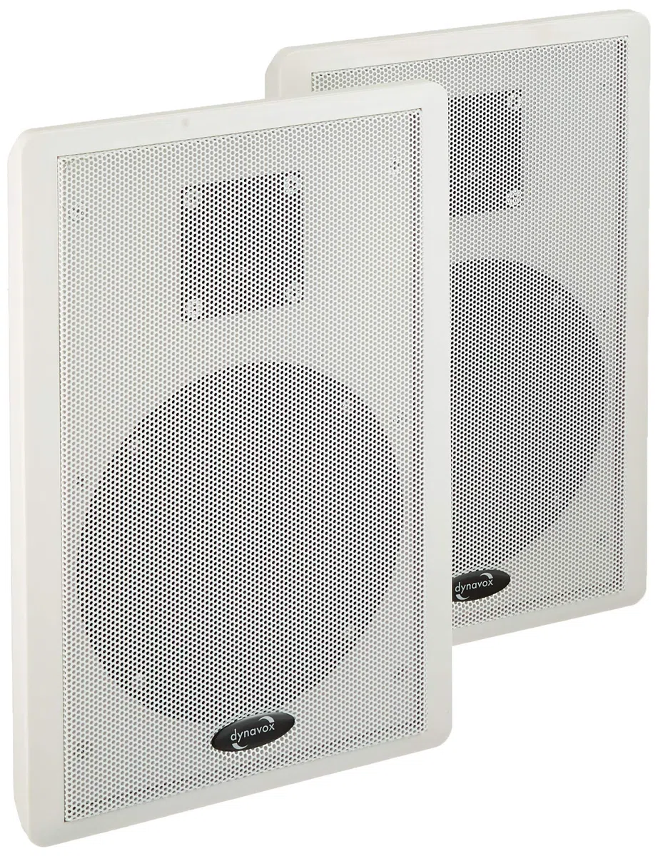 Dynavox WS-502 Flatpanel Lautsprecher (40 Watt) weiß (Paar)