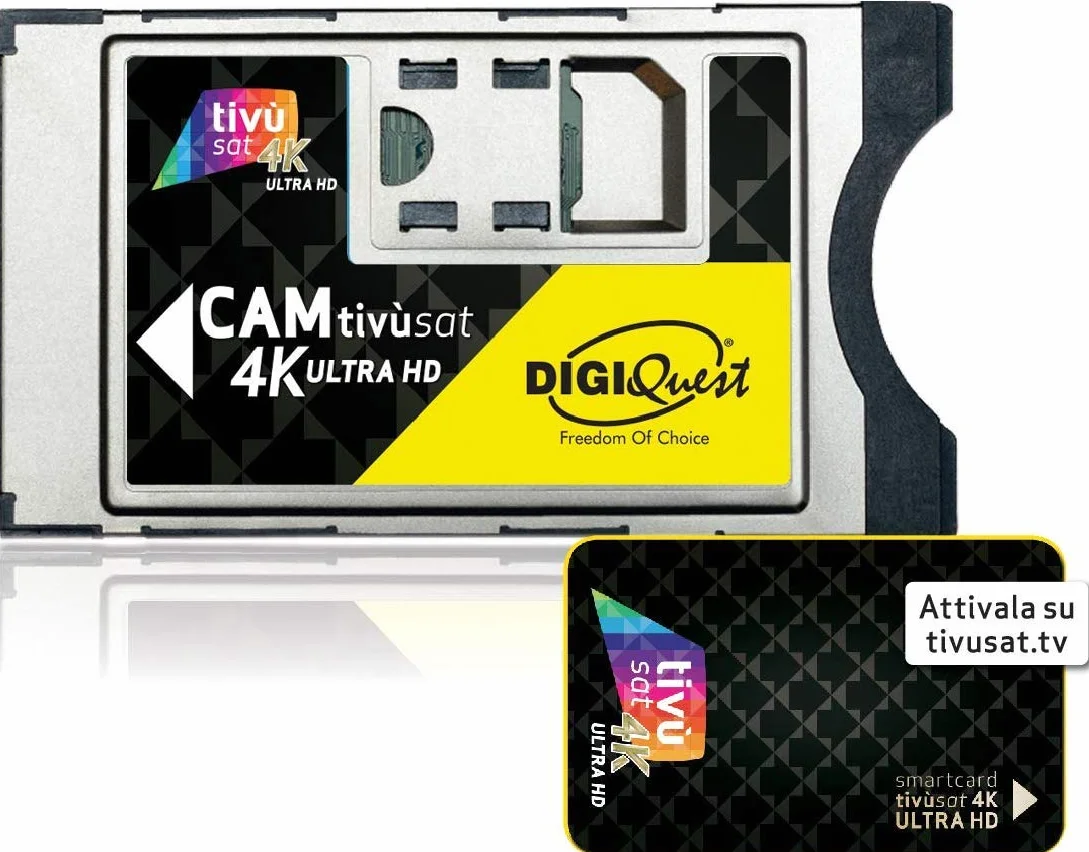 4K Tivusat SmarCam 4K Ultra HD CI+ Modul inkl. TiVu Aktive Smartcard Karte
