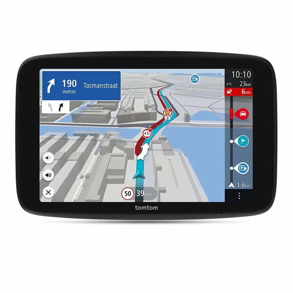 TomTom LKW Navi GO Expert Plus (7 Zoll-Display, Routenführung und POIs für große Fahrzeuge, TomTom Traffic inklusive, Weltkarten, Echtzeitwarnungen zu Beschränkungen)