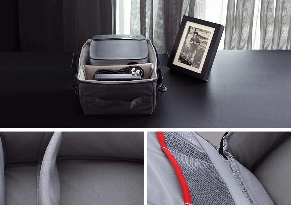 XGIMI Beamertasche für Beamer,Projektor Tasche Kompatibel mit XGIMI Horizon,Horizon pro,Vibe One,Elfin,Elfin Flip Plus,Halo+,Mogo2 Pro,MoGo 3 pro,MoGo 4,Halo+ und Andere Mini- Beamer und Zubehör