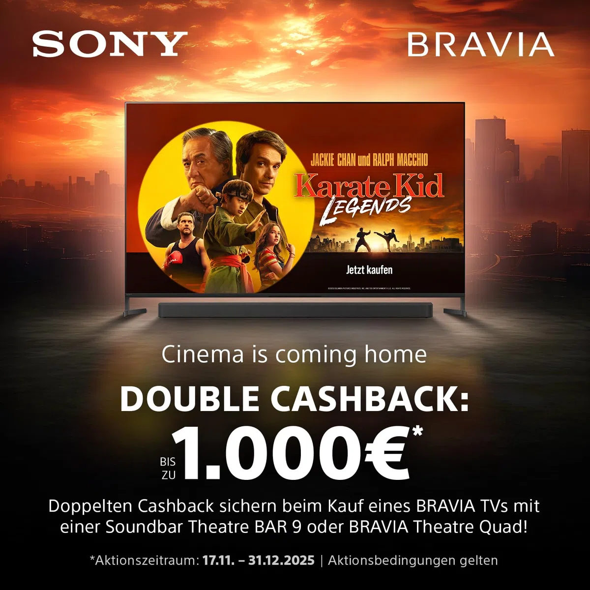 Sony BRAVIA Theatre Bar 9 Dolby Atmos Soundbar für Fernseher, 13 Lautsprecher, WiFi, Bluetooth, 360 Spatial Sound Mapping, TV Lautsprecher