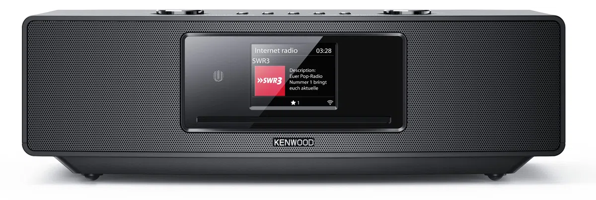 Kenwood CR-ST700SCD-B - Smart Radio HiFi System mit WLAN, DAB+, Internetradio, CD/USB, Bluetooth Audiostreaming & Farbdisplay