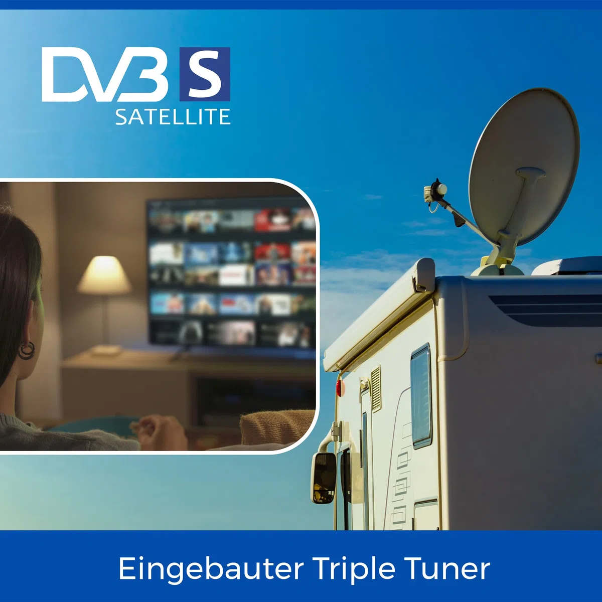 Cello C2224F 22 Zoll Full-HD LED-Fernseher mit DVD-Player, Nicht smart, Triple-Tuner DVB-C/S2/T2, USB-Aufnahme, HDMI, Pitch Perfect Sound