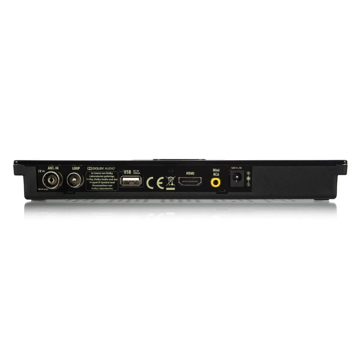 Xoro HRT 8720 KIT DVB-T2 Receiver (HDTV, 6 Monate freenet TV, PVR, aktive Zimmerantenne, 1,2m HDMI-Kabel) schwarz