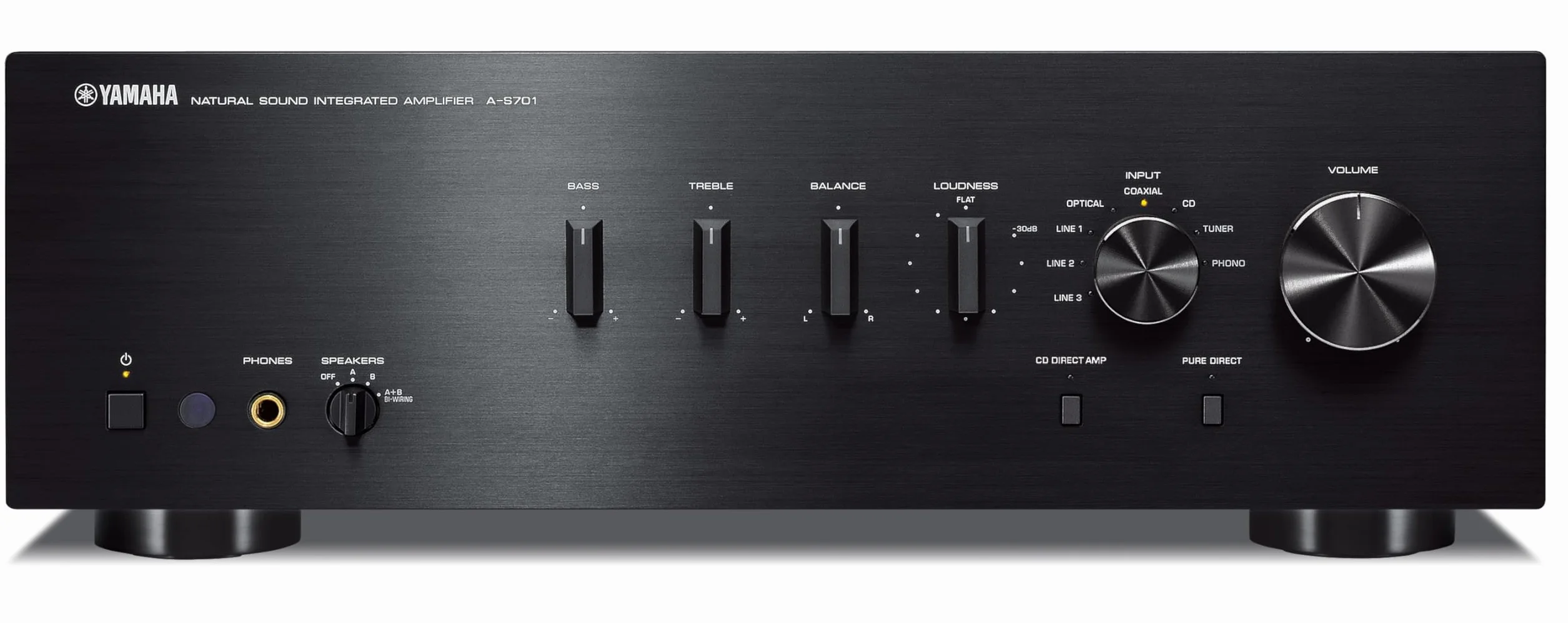 Yamaha A-S701 Stereo-Vollverstärker mit D/A Wandler schwarz