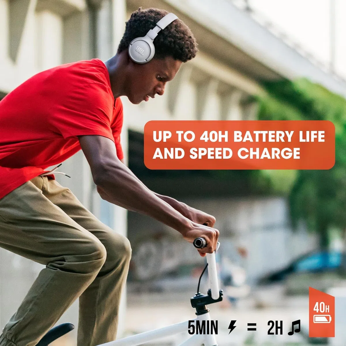 JBL Tune 510BT Kabellose Bluetooth On-Ear Kopfhörer mit Purebass Sound - mit Reinigungstuch (Rose, Standard)