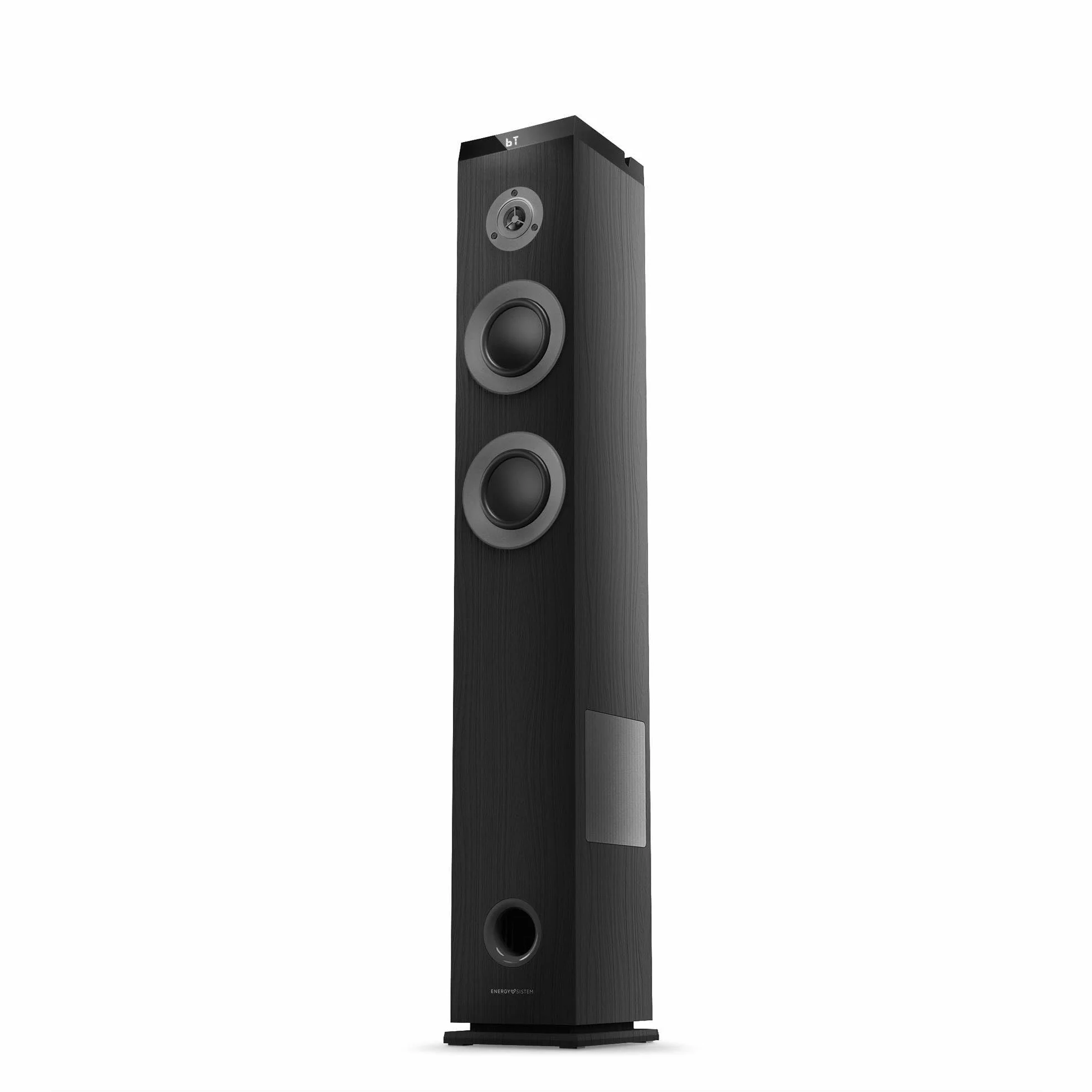 Energy Sistem Tower 5 MAX Bluetooth Lautsprecher Turm 100W Sound Tower Musikbox mit Subwoofer True Wireless Stereo USB SD FM Radio Standlautsprecher kabelloser Lautsprecher schwarz