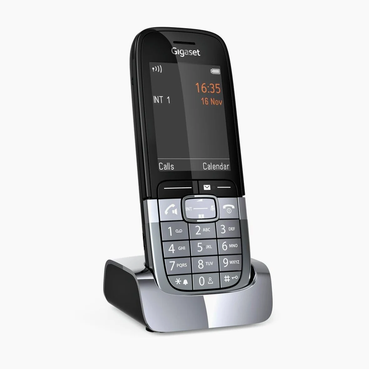 Gigaset SL850H Pro・DECT-Telefon・Kabelloses Mobilteil・Freisprecheinrichtung・500 Eintragungen・Anrufer-Identifikation・Titan (S30852-H3175-R102)