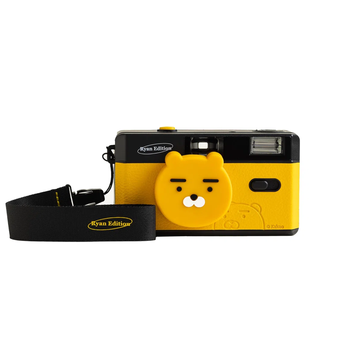 Corex Kakao Friends Wiederverwendbare 35-mm-Filmkamera, Ryan Edition, Weitwinkel mit festem Fokus, eingebauter Blitz, kompatibel mit 35-mm-Farb-Negativ- oder Schwarzweiß-Filmen