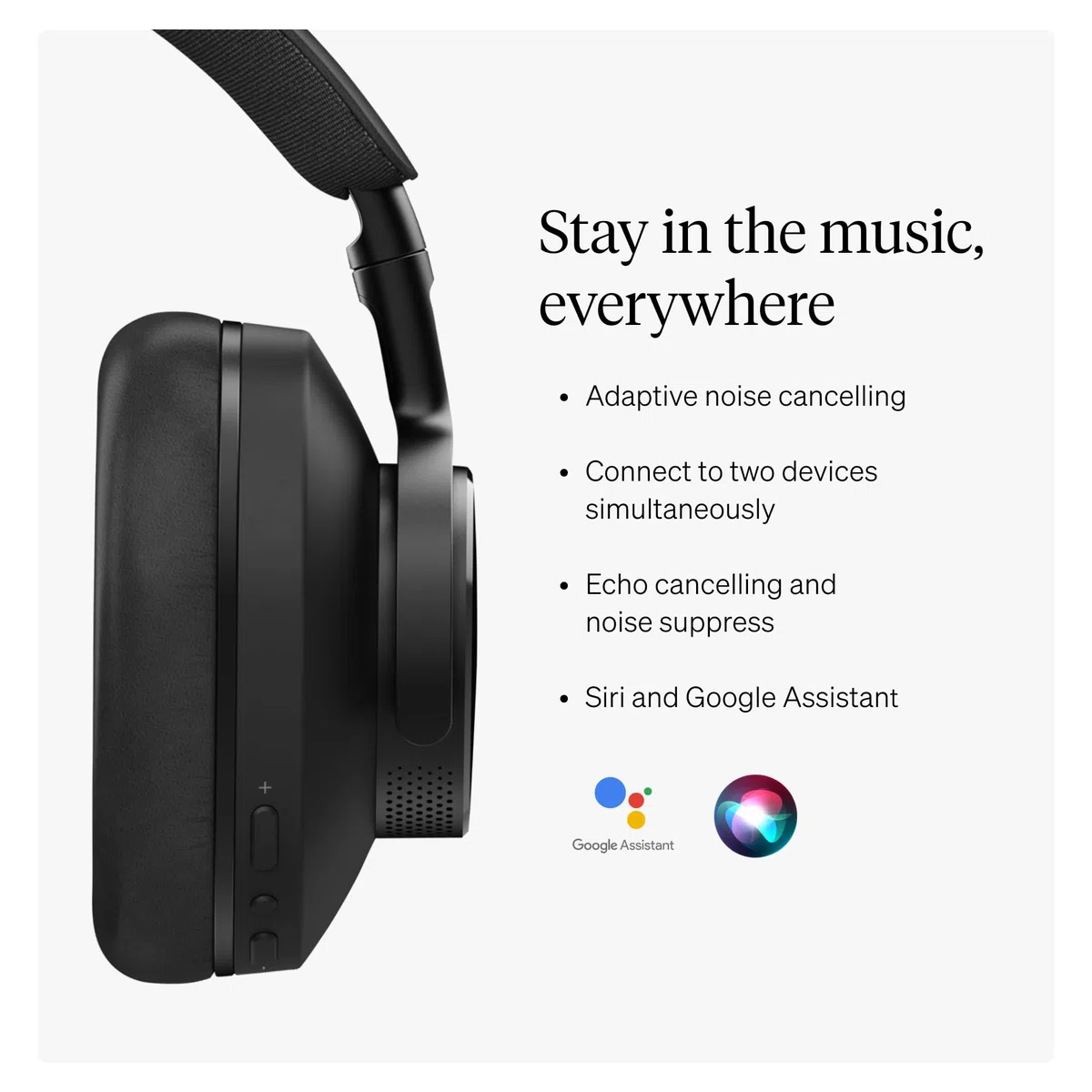 Cambridge Audio Melomania P100 SE - Wireless Kopfhörer, Bluetooth mit ANC, Hi-Fi Sound, bis zu 100 Std Akku, wechselbarer Akku, Gaming-Modus, Case - Schwarz