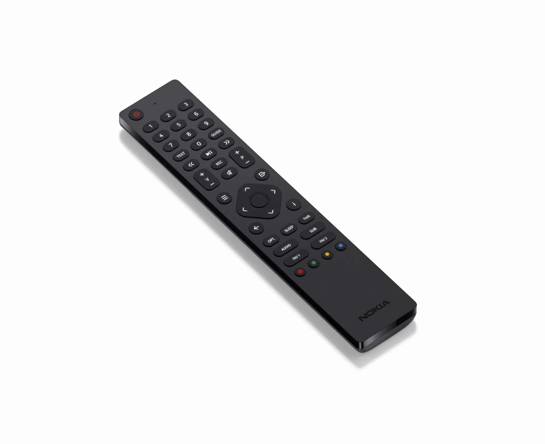 Nokia 6000 DVB-T/DVB-T2 HD Terrestrischer Receiver mit Fernbedienung, digitalem TV-Programm, HDMI, USB-Stick und Festplattenanschluss