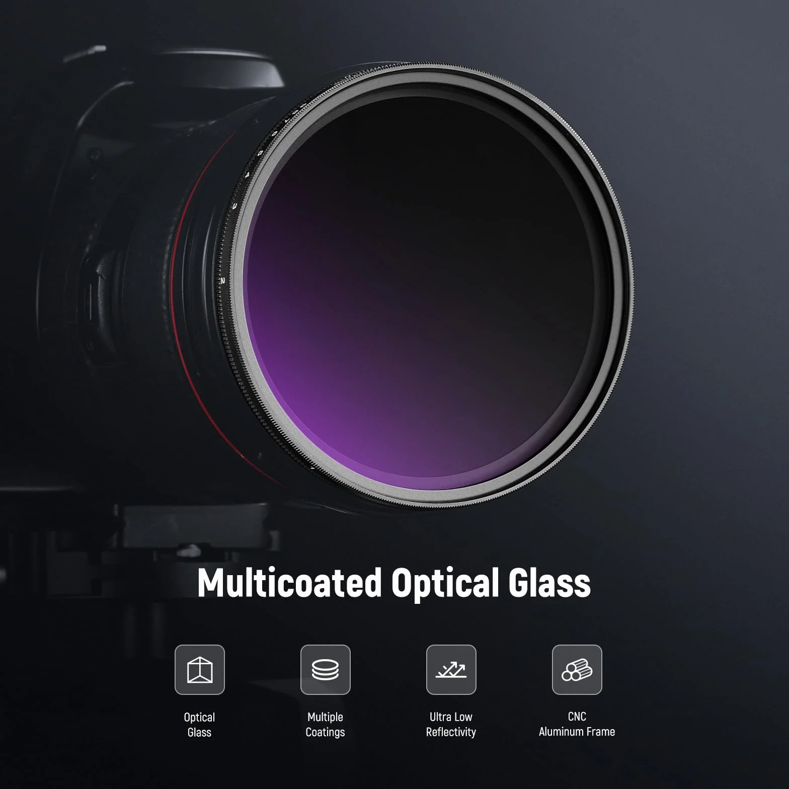 NEEWER 67mm ND2-400 (1-9 Stop) Variabler ND Filter mit Objektivdeckel Trageband Reinigungstuch präziser Einstellung der Neutraldichte Graufilter Fingerabdruck Kratzfest mehrschichtiges optisches Glas
