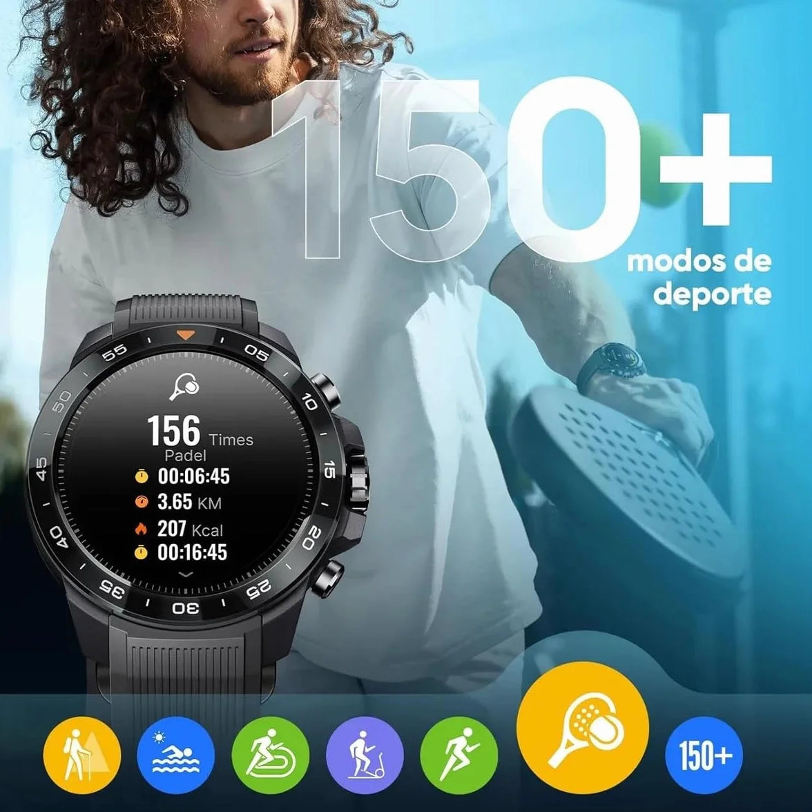 Mibro GS Explorer S Smartwatch Herren, Robuste Outdoor Smartwatch für Arbeit & Sport, 1,32" AMOLED, 10ATM Wasserdicht, Bluetooth-Anrufe, Fitness Tracker mit Langer Akkulaufzeit