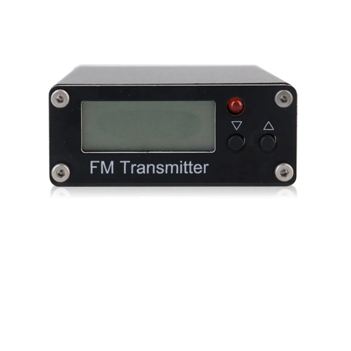 Jectse Digitales FM-Sendermodul, 2000 M 500 MW FM-Stereosender, 3,5-mm-Anschluss, USB-C-Anschluss, für Kleine -Radiosender, Telefon, PC, MP3 (Black)