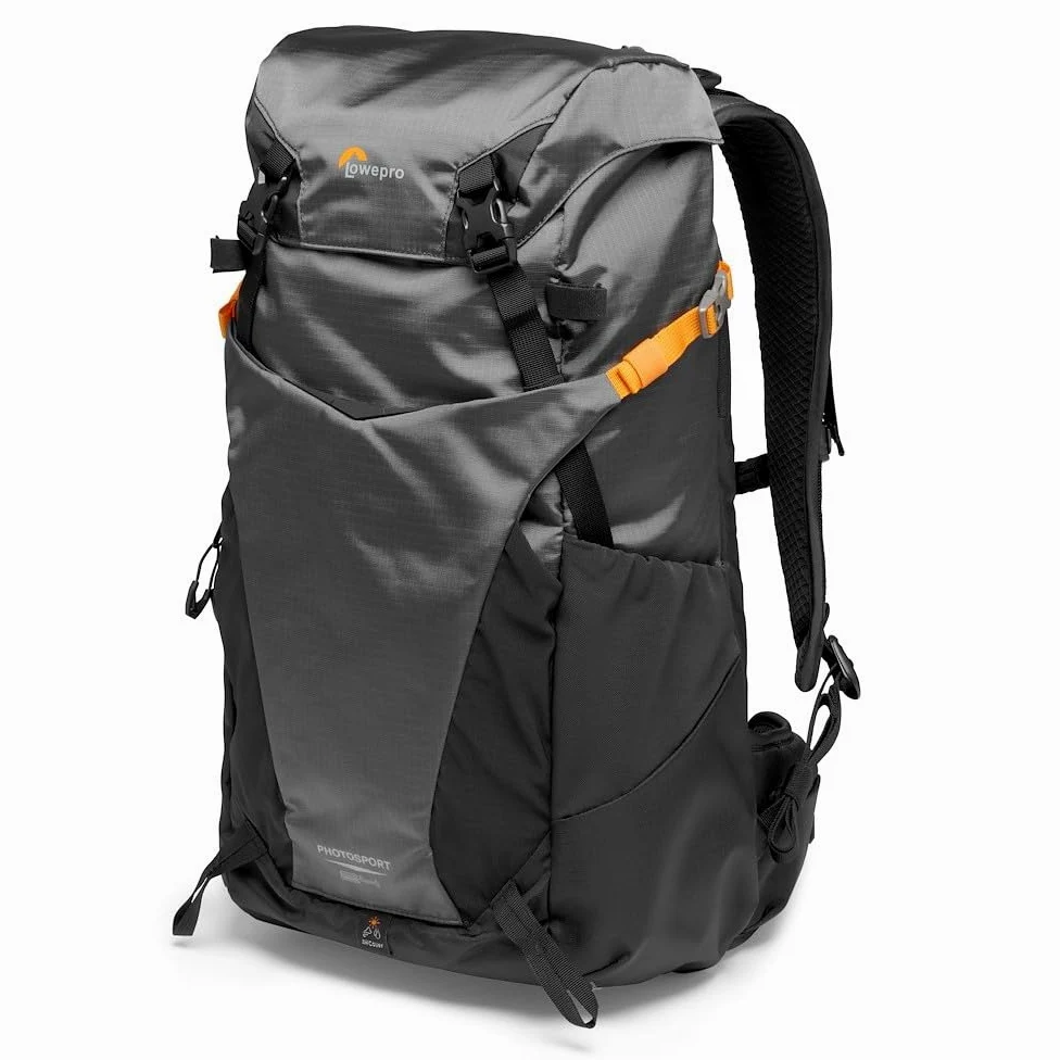 Lowepro PhotoSport BP 24L AW III, Wander Kamerarucksack für Spiegellose, seitlicher Zugriff, herausnehmbarer Kameraeinsatz und Zubehörgurtsystem, Blau un Schwarz, kompatibel mit Sony α7