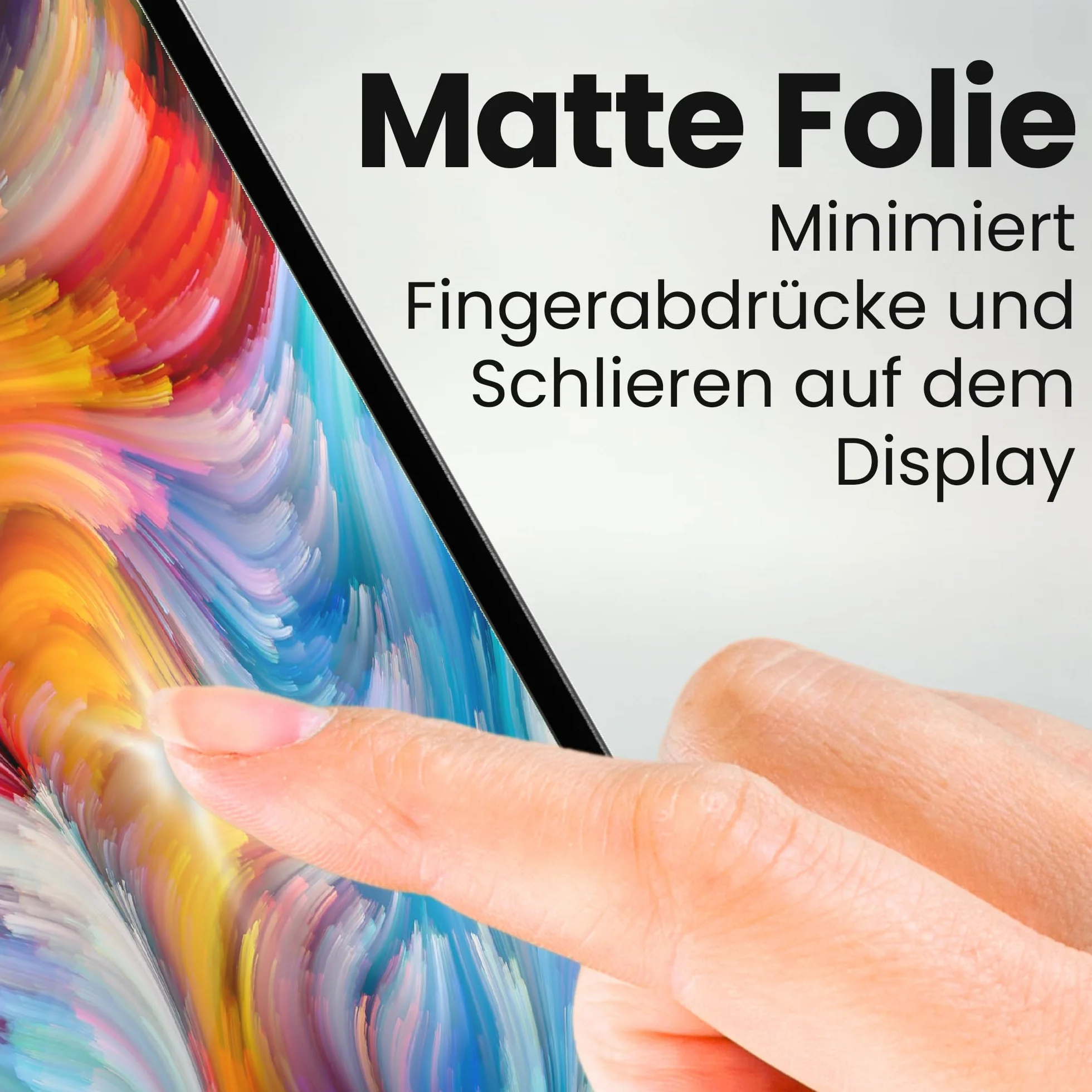 atFoliX Displayfolie kompatibel mit Aeezo 15.6 Inch WiFi Digital Picture Frame Schutzfolie, entspiegelnde und stoßdämpfende FX Folie (3X)