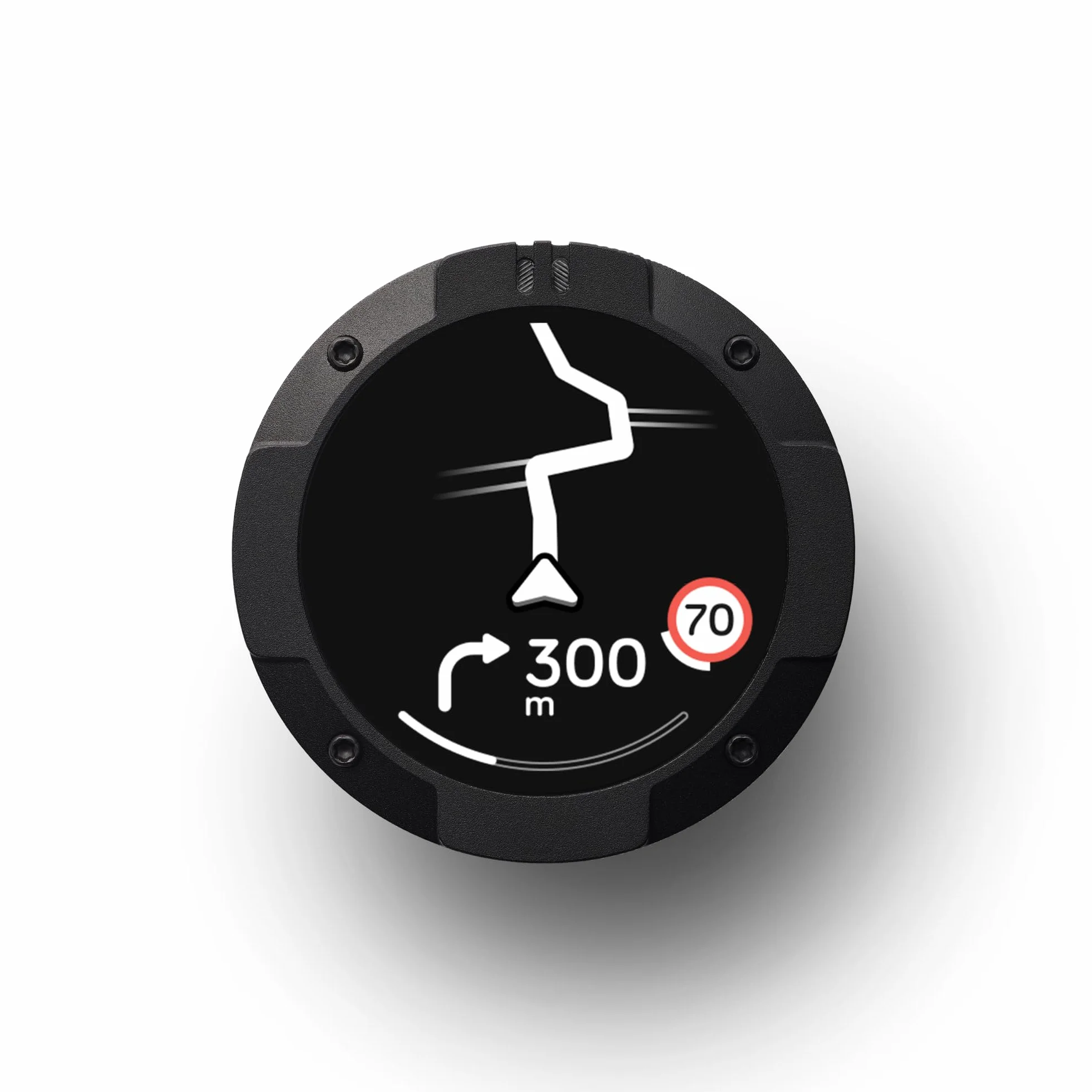 Beeline Moto II - Navigationsgerät für Motorräder | Globale Navigation | Minikarten-Schnittstelle | 14 Stunden Akkulaufzeit | IP67 Wasser- und stoßfest | USB-C-Aufladung mit Riemenhalterung