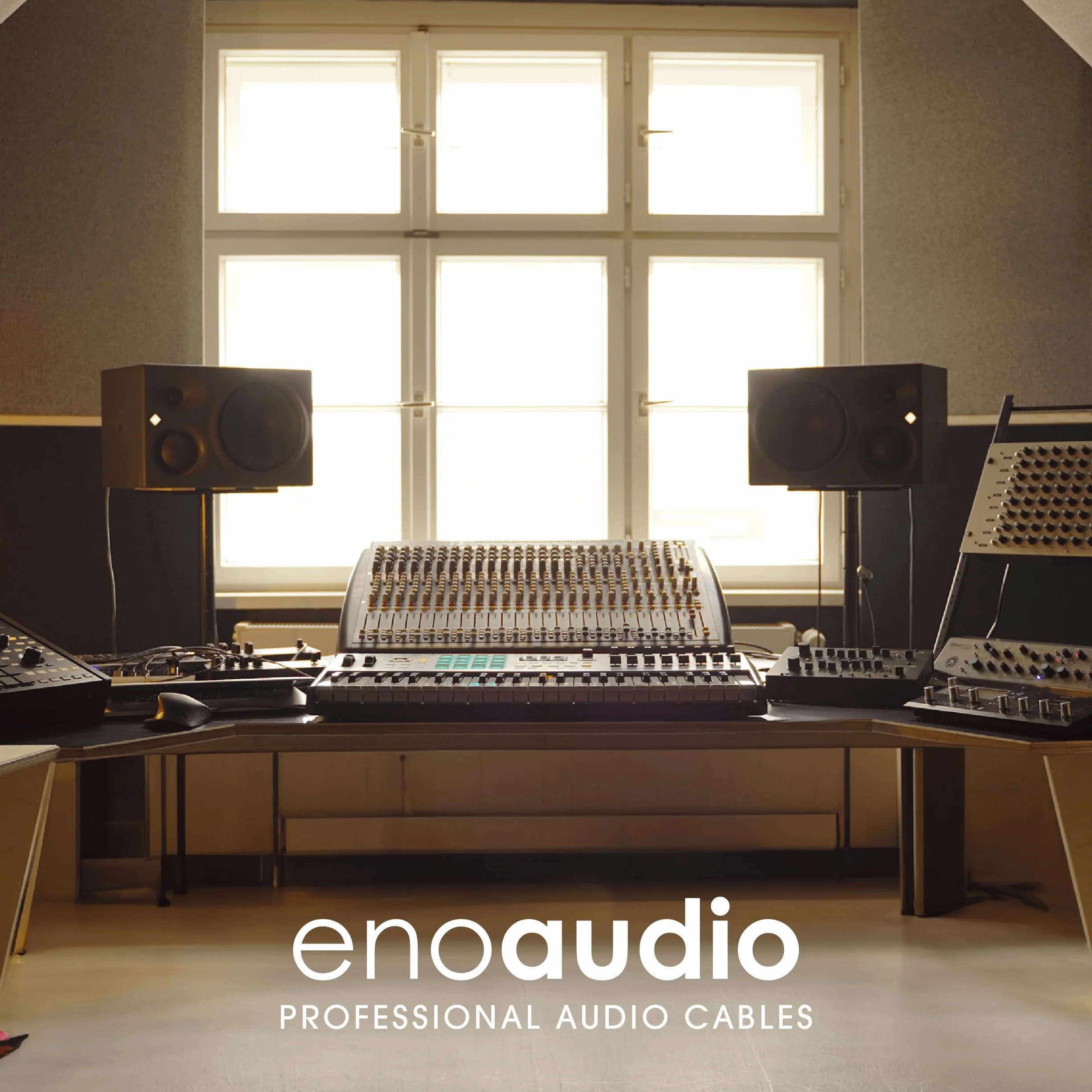 enoaudio Mogami 2534 Quad HiFi Y-Audiokabel | Amphenol Gold 3,5mm miniklinke - Neutrik XLR male | HiFi, 10 m