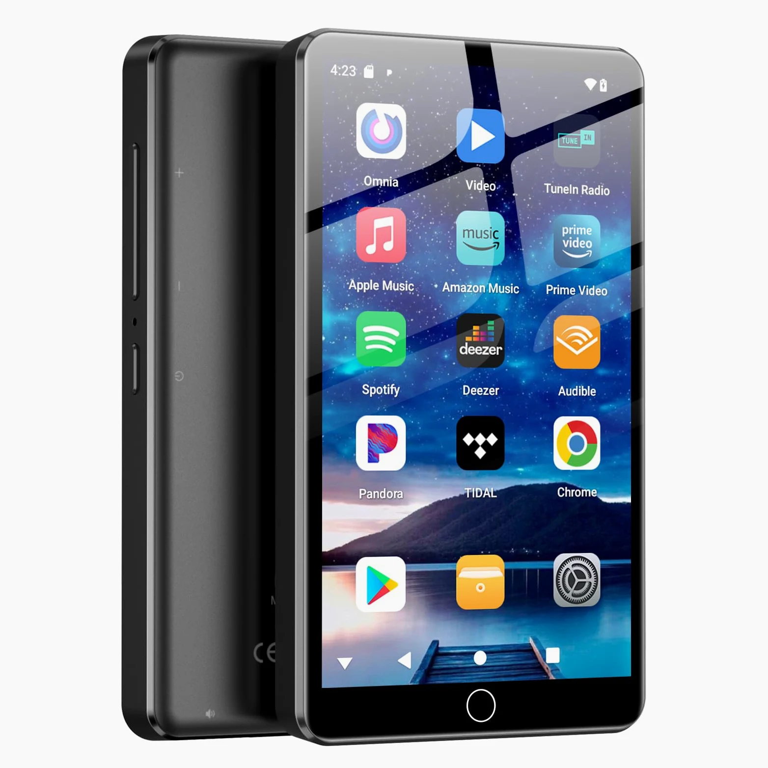 144GB MP3 Player Spotify mit WiFi und Bluetooth, Android MP4-Player für Kinder, 4.02 Zoll Touchscreen Musikplayer mit Audible, Amazon Music und Play Store