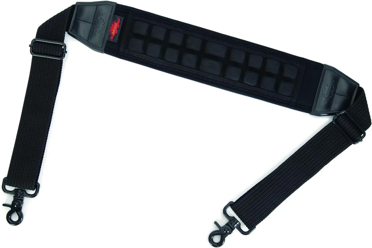 NANUK Verstellbarer Schultergurt 146 cm (57,5 Zoll) mit Aircell™-Komfortpolsterung, Neopren-Gurtband; rutschfest, bequem, wasser- und wetterfest – Schwarz