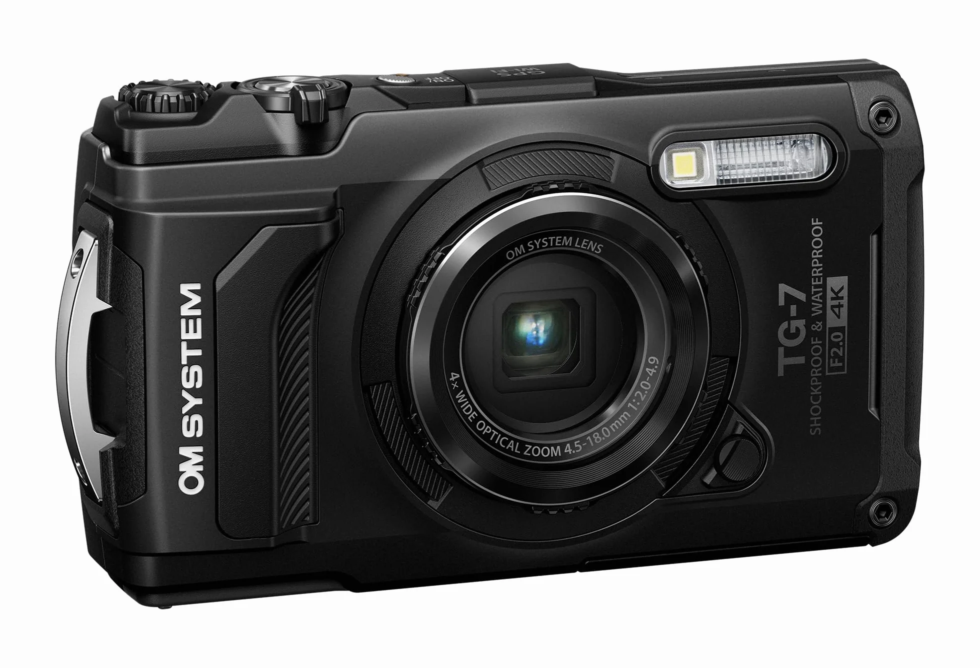 OM System Tough TG-7 Digitalkamera - Schwarz (Nachfolger Olympus TG-6)