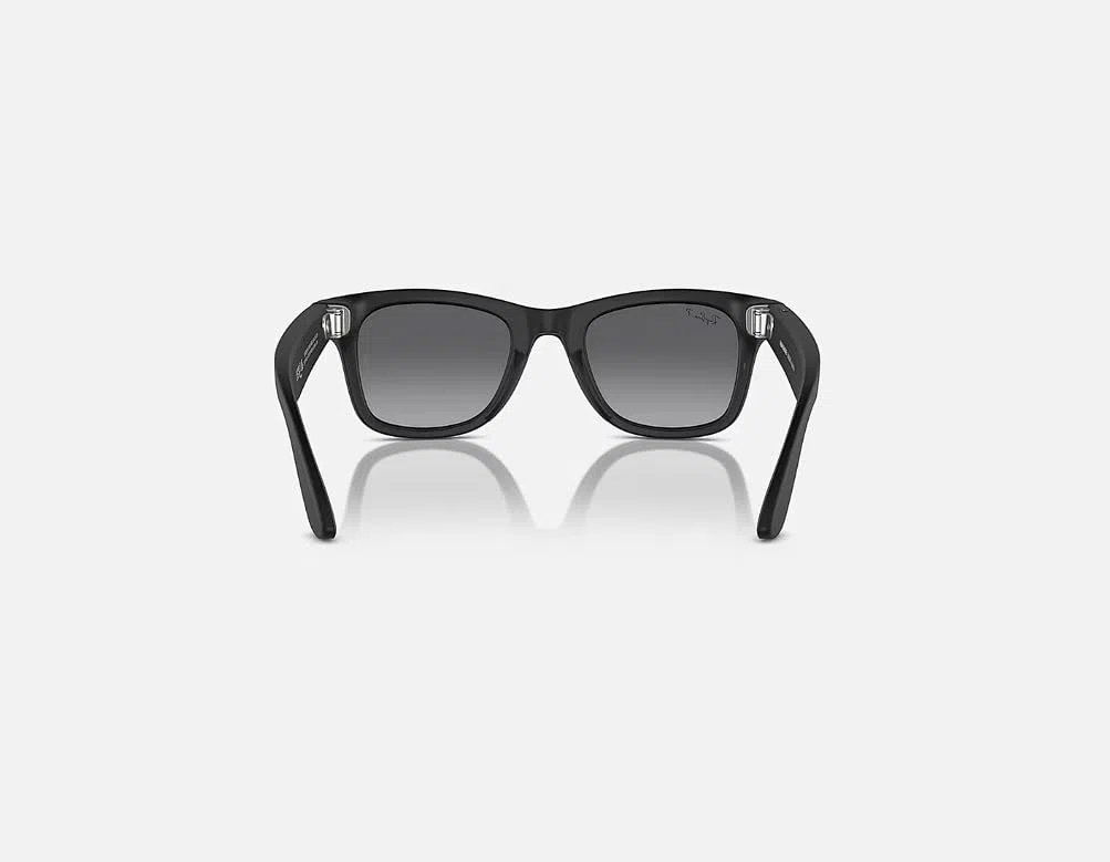 Ray-Ban Meta Brille Wayfarer, Mattschwarz/polarisierter Gradient Graphit, Regular