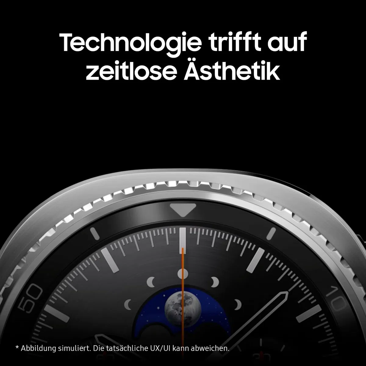 Samsung Galaxy Watch8 Classic Smartwatch, Fitness-Uhr, 64 GB Speicher, 46 mm, Bluetooth, Schwarz