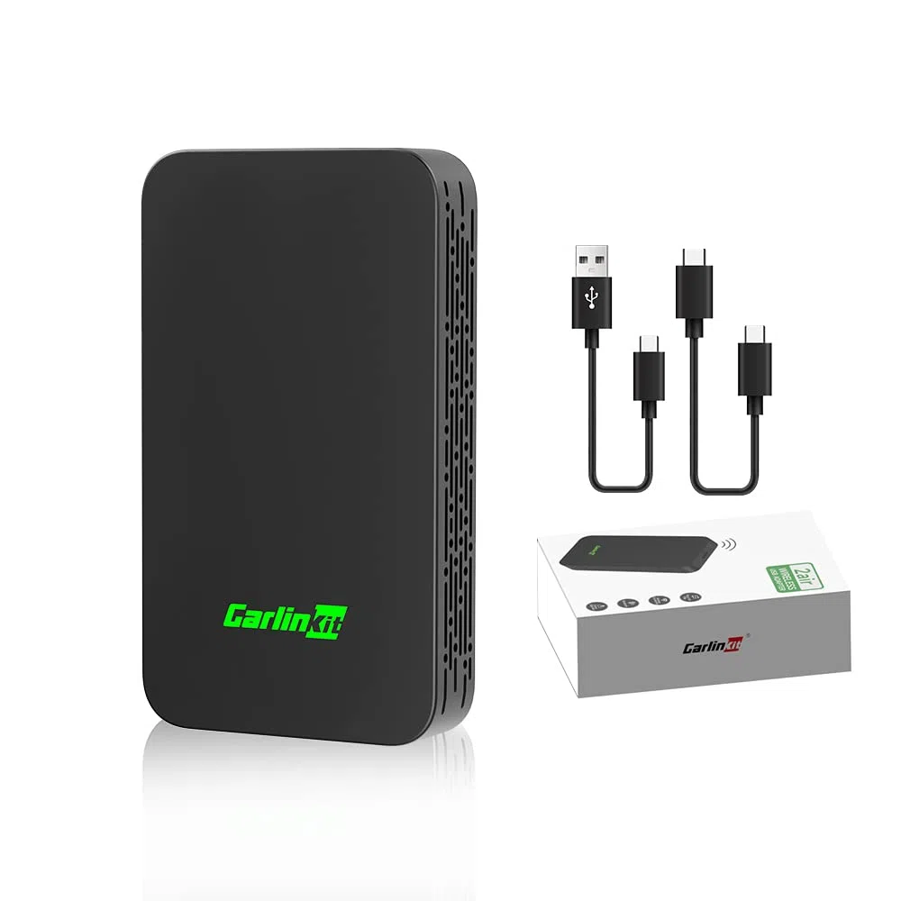 Carlinkit 5.0 2air Wireless Carplay und Wireless Android Auto Adapter,2026 Upgrade 2 in 1 Wireless Adapter,Konvertieren Werkseitig Verkabeltem CarPlay zu Wireless,Verkabeltem Android Auto zu Wireless