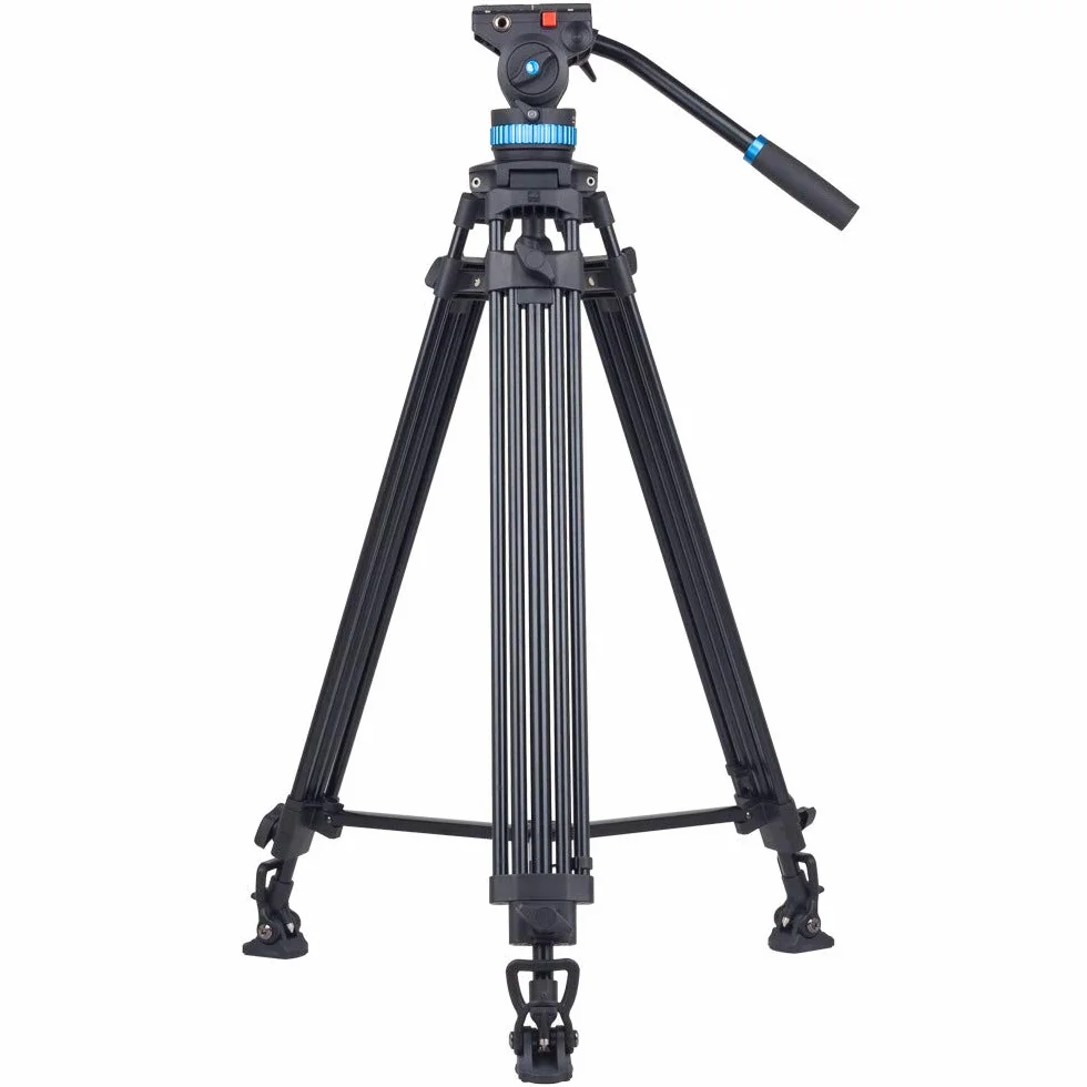 SIRUI AM-25S Profi Videostativ mit Fluidkopf, 190cm Aluminium Dreibein-Stativ für Kameras DSLR, 10KG Belastung