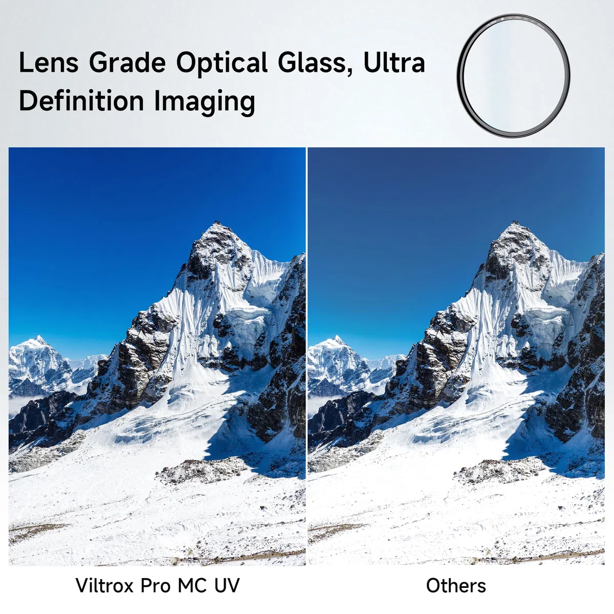 VILTROX 67MM UV-Filter MC UV Schutzfilter,UHD-Kameraobjektiv, 18 Mehrschichtige Beschichtungen, Ultraharte Beschichtung, Nano-Beschichtung, Hydrophob, Kratzfest, Ultradünn, für 67mm Kameraobjektiv