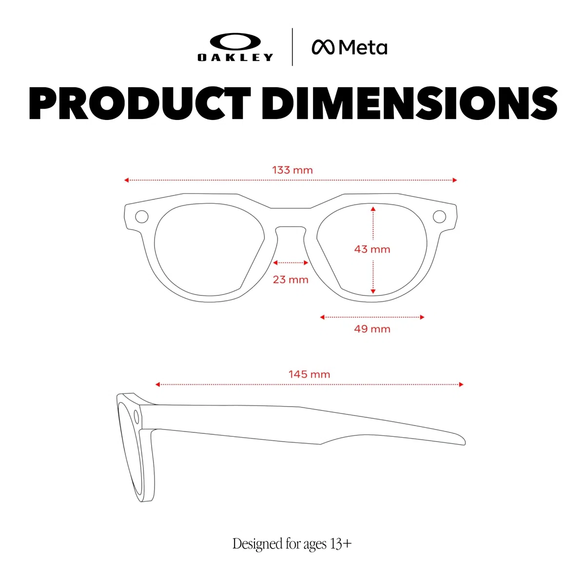 Meta Unisex Hstn Sunglasses (1er Pack)