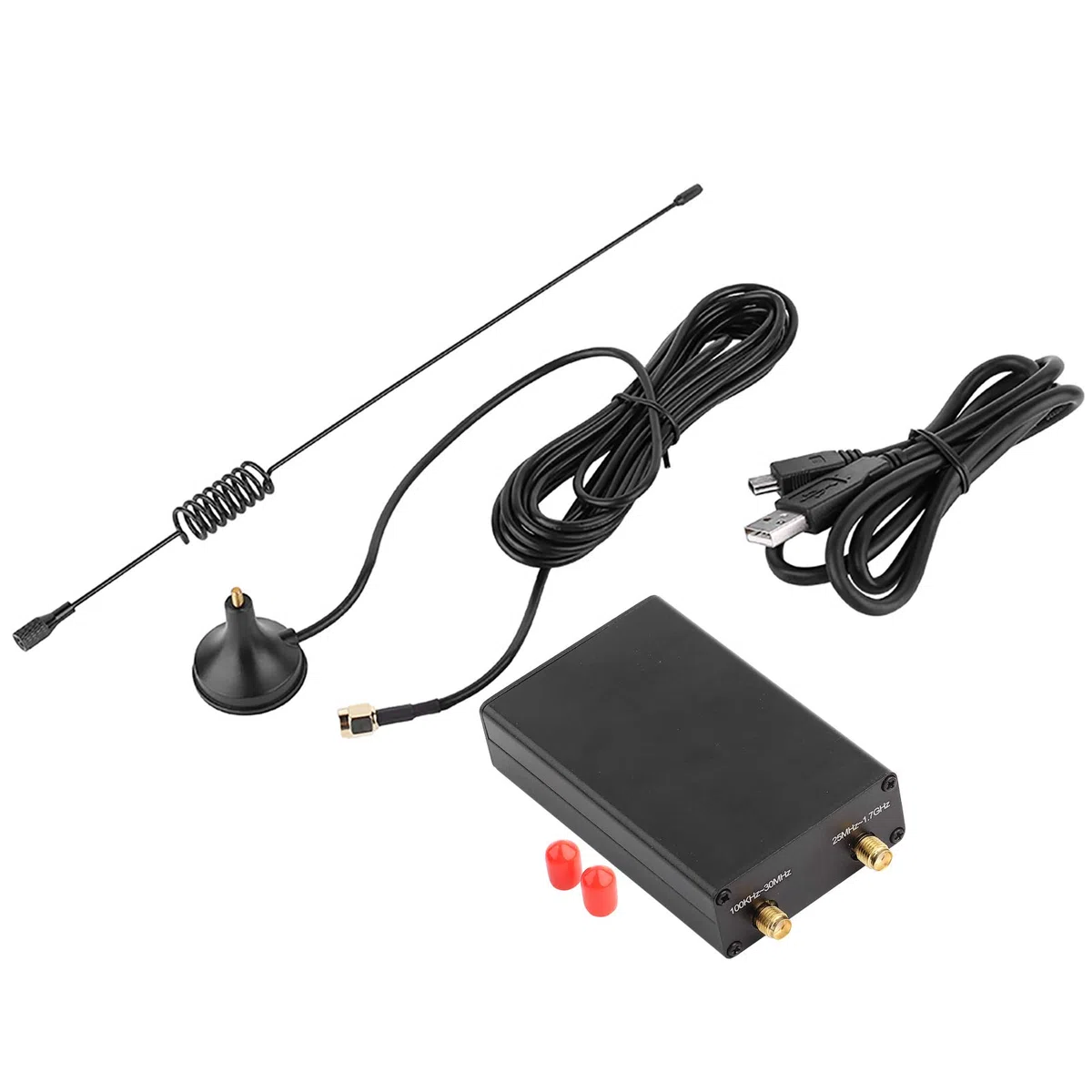Amateurfunk-Empfänger 100KHz-1,7 GHz Full Band UV HF RTL-SDR USB-Tuner Empfänger R820T + 8232 Amateurfunk