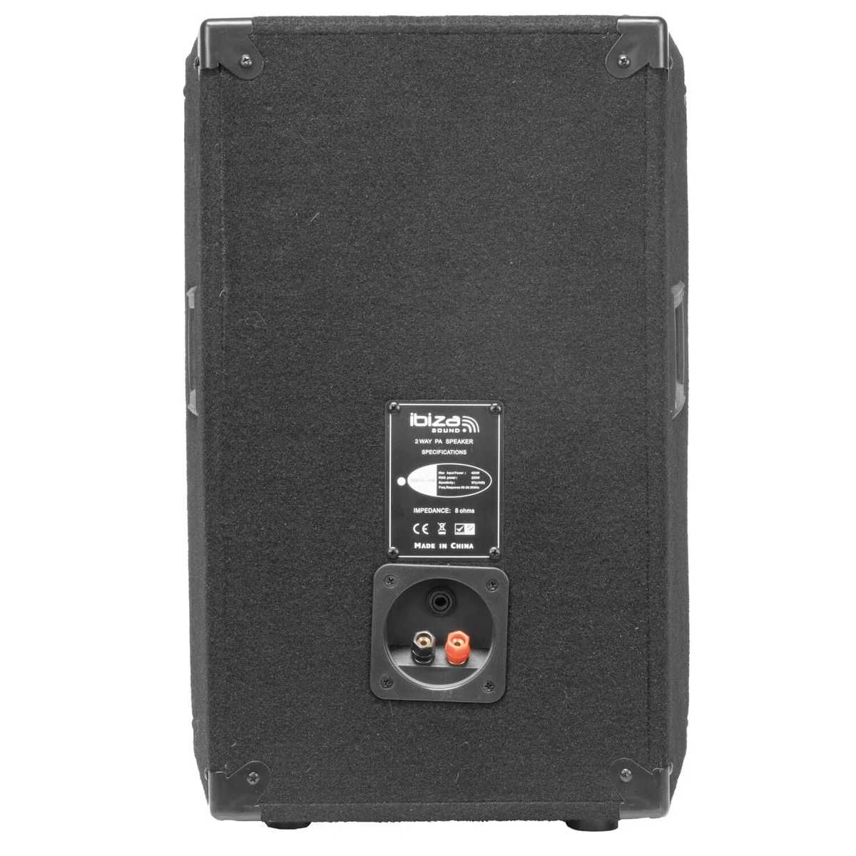 Ibiza DISCO10B Satelliten-Lautsprecher, Schwarz