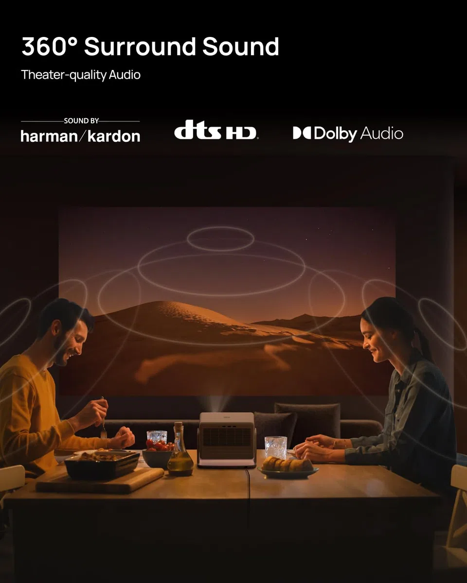 XGIMI Horizon S Max 4K Beamer IMAX Enhanced Dolby Vision 3100 ISO Lumen 110% BT.2020 Harman Kardon