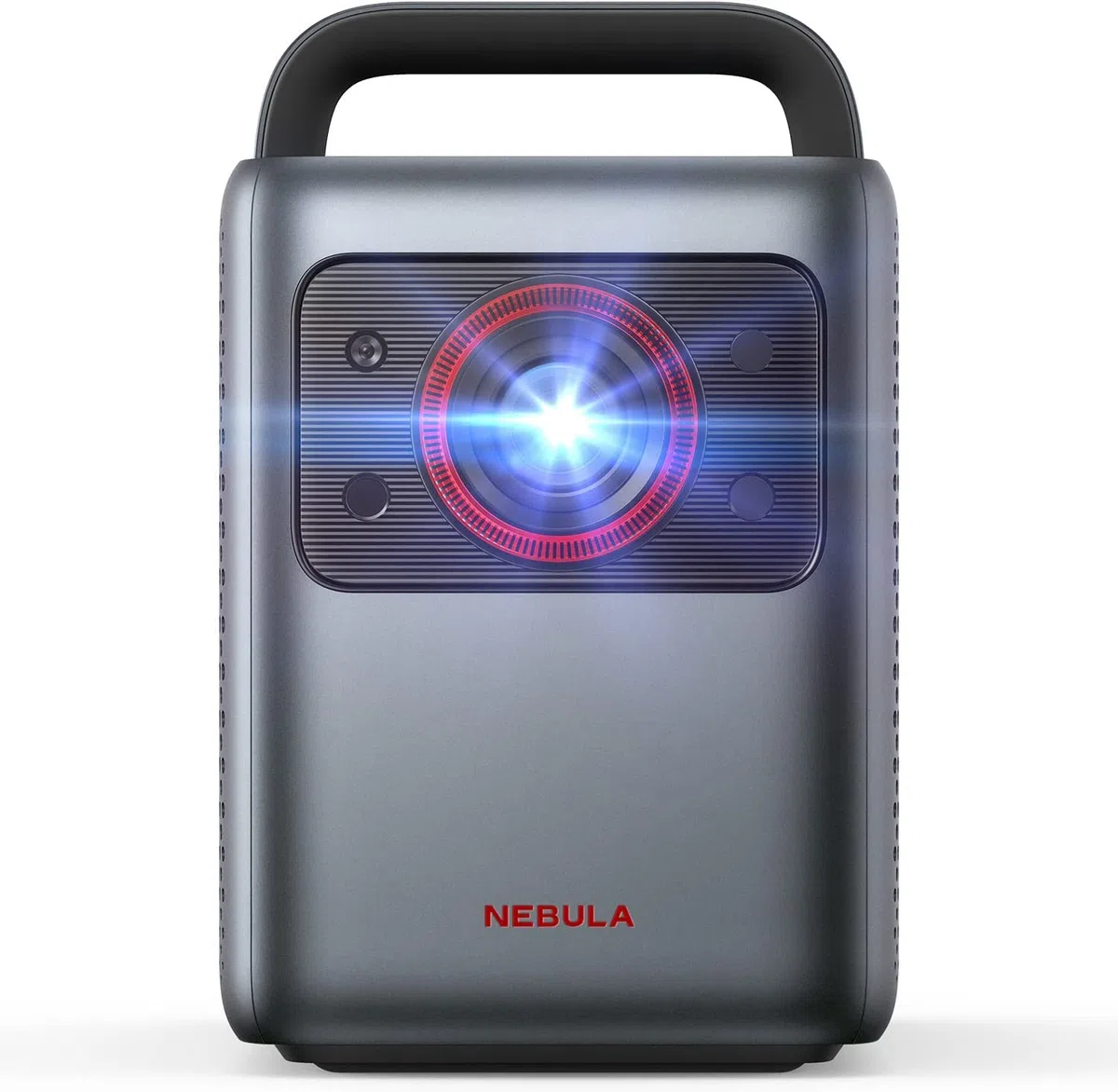 Nebula Cosmos Laser 4K, Smarter Laser-Projektor, 2400 ISO Lumen, Automatische Trapezkorrektur, Dolby Audio, Android TV 10.0, 4K Beamer für Partys (Generalüberholt), Black+Gray