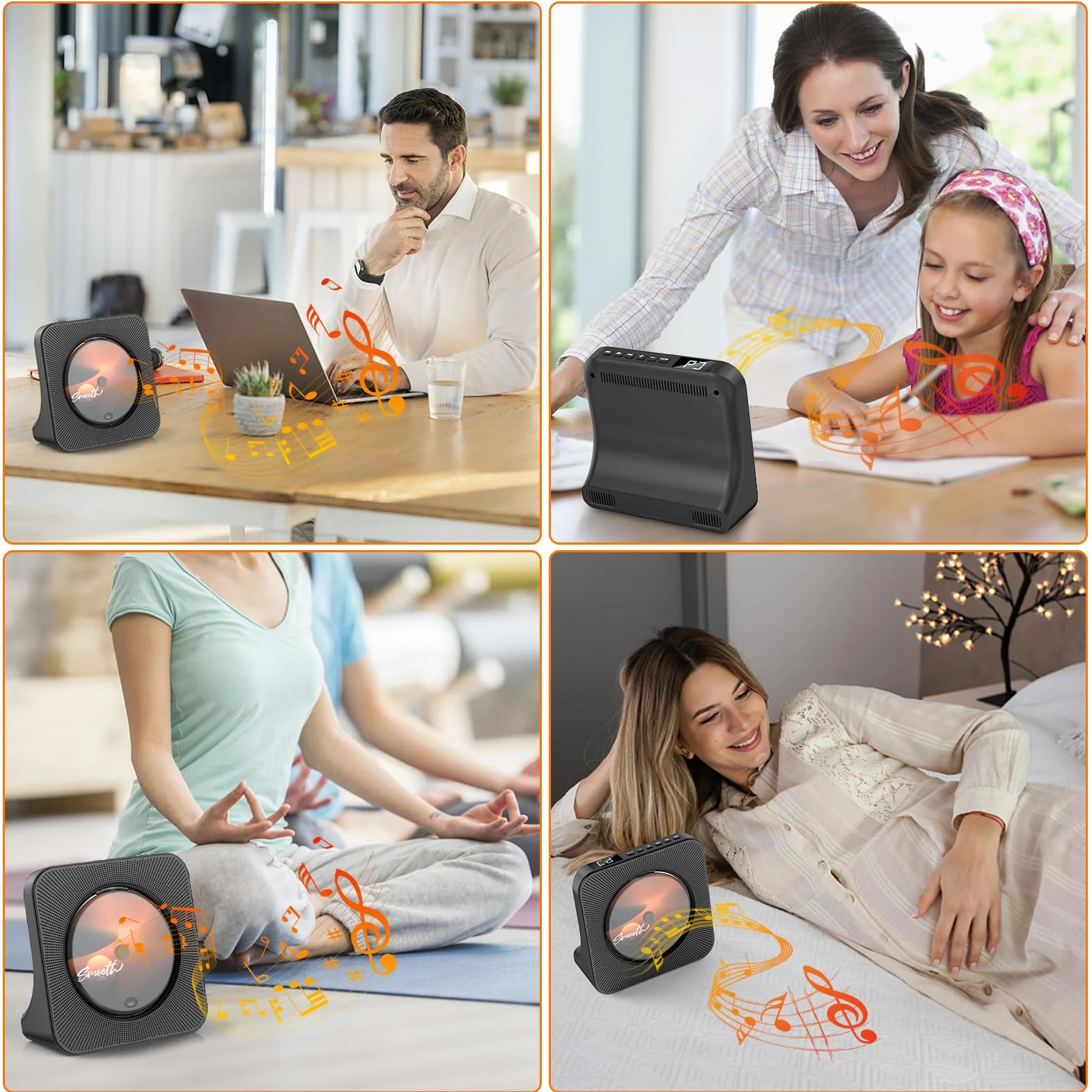 DVD Player mit HDMI DVD Player für TV mit Bluetooth Lautsprecher Fernbedienung Staubschutzhülle Bildschirm FM-Radio Timer USB-Wiedergabe AUX-Wiedergabe Kopfhöreranschluss Schwarz