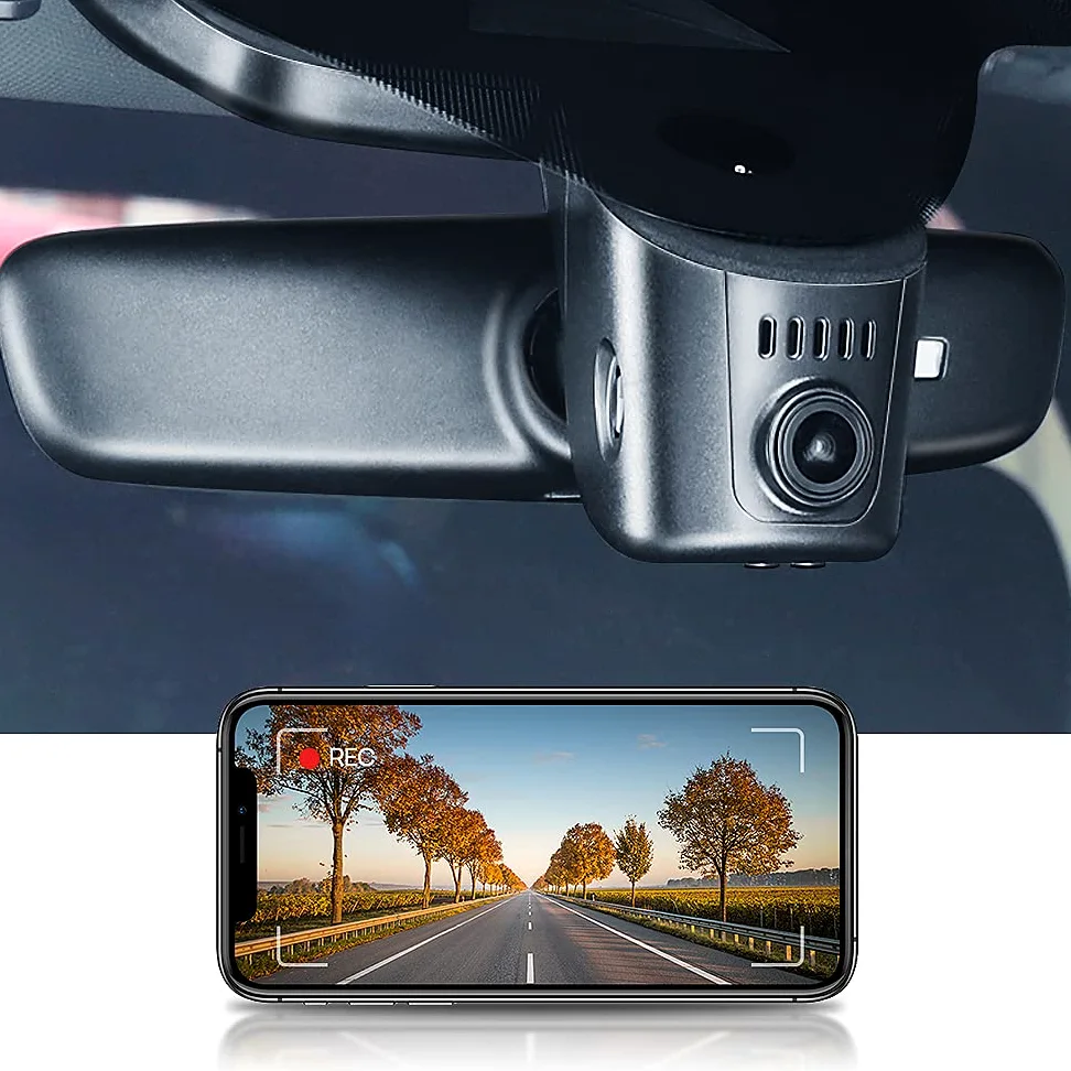 FITCAMX Auto-Dashcam Passend für Audi A1 A3 A4 A5 A6 A7 A8 Q2 Q3 Q5 Q7 Q8 TT R8 e-tron Sportback GT 2019 2020 2021 2022 2023 2026 Alle Serien (Modell A), OEM 4K Autokamera WiFi, G-Sensor, 64-GB-Karte