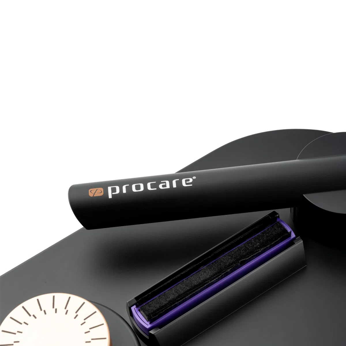 Procare Vinyl-Xperience Schallplatten-Reinigungsset Pro – inklusive Schallplatten-Reinigungsmaschine, antistatischer Kohlefaser-Bürste, weicher Samt-Schallplattenpinsel, weiches Silikongebläse