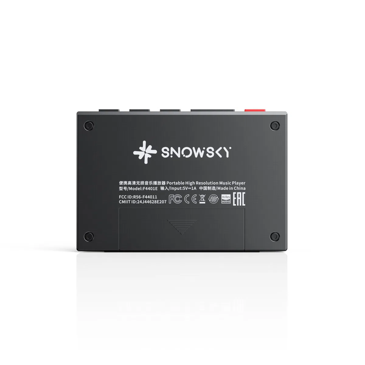 SnowSky/FiiO Echo-Mini-HiFi-Bluetooth-MP3-Player, 15-Stunden-Wiedergabe, unabhängige Lautstärkeregelung mit 3,5 mm/4,4 mm Kopfhörerausgängen