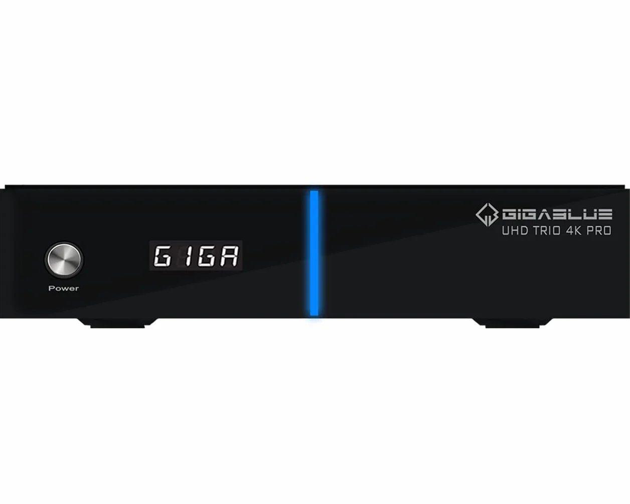GigaBlue UHD Trio 4K PRO - Combo Tuner, W-LAN 1200Mbps, 1 x DVB-S2X Tuner, 1 x DVB-C/T2 Tuner, schwarz