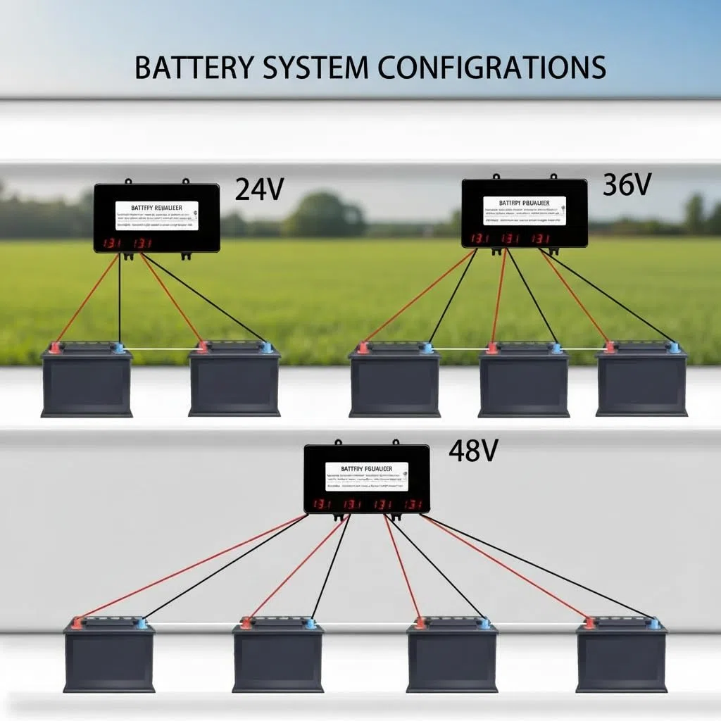 Batterie Equalizer für 4 x 12V Batterien Balancer Aktivspannung Blei Säure Li-Ionen LiFePO4 Batterie HC02