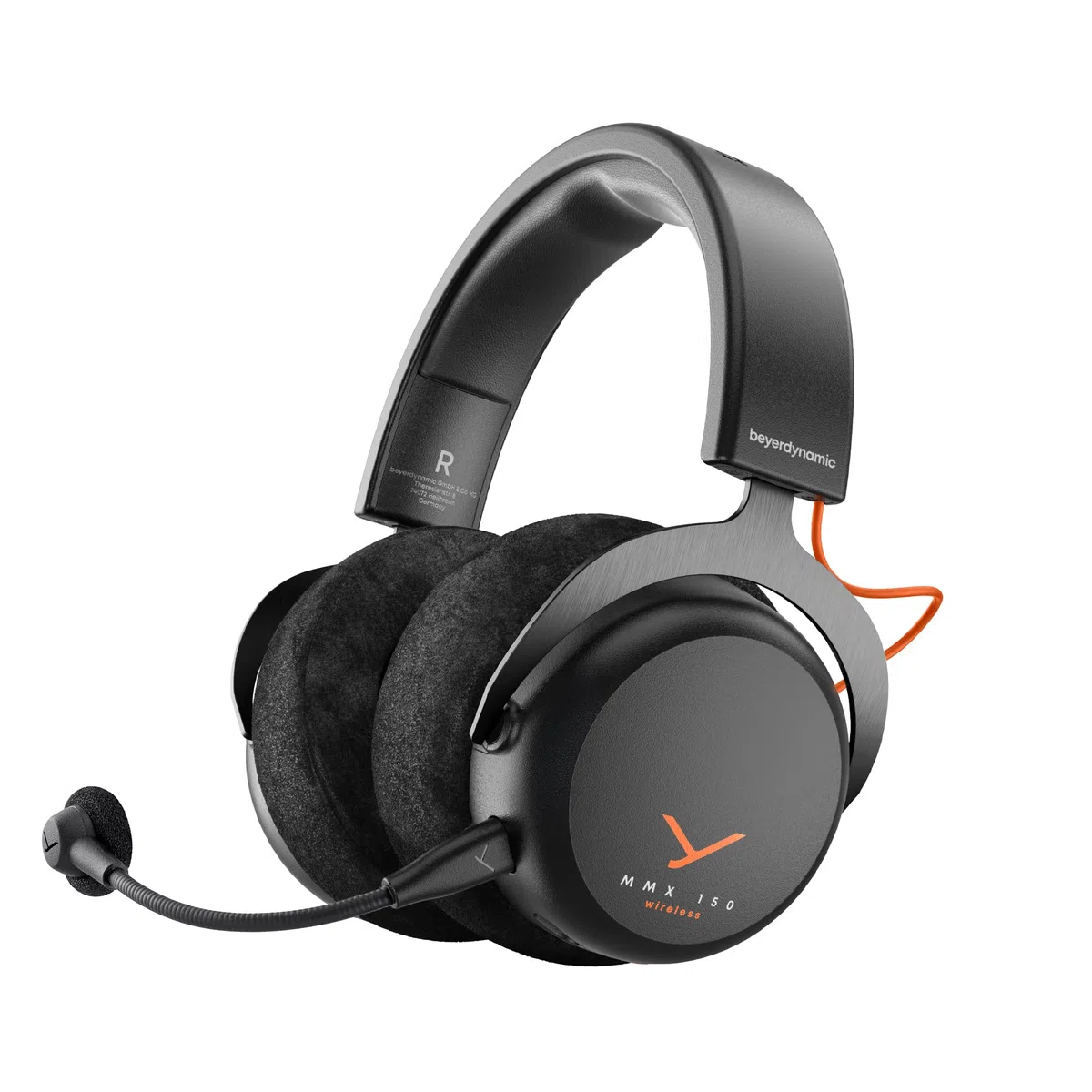 beyerdynamic MMX 150 Wireless - Kabelloses Gaming-Headset mit Klangpersonalisierung App, Velours-Ohrpolster, Akkulaufzeit von 50 Stunden in Schwarz