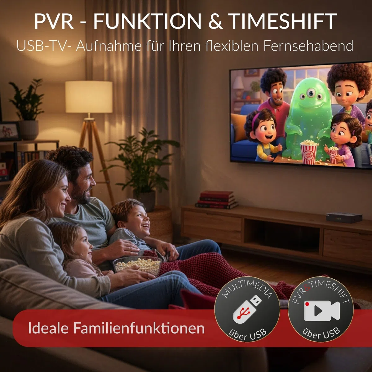 Opticum C200 Full HD DVB-C Kabel Receiver mit PVR Aufnahmefunktion HDMI SCART USB