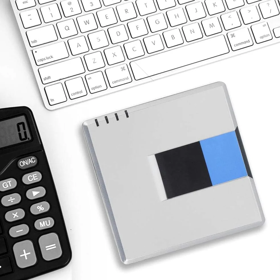 Dpofirs VoIP-Gateway, Netzwerkrouter, 2-Port-Adapter SIP-RJ45-Kabel für PAP2T-Internet-Telefon, Telefonadapter mit 2 Ports für Voice-Over-IP(Silber-)