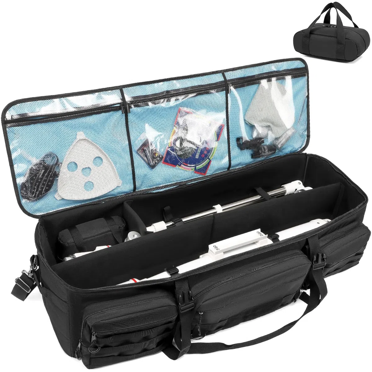 Astronomischer Teleskopkoffer, 103,6 cm, Mehrzweck-Teleskop-Tragetasche, große Teleskop-Reisetasche mit Gegengewichtstasche und Trennwänden, kompatibel mit Celestron-Teleskop