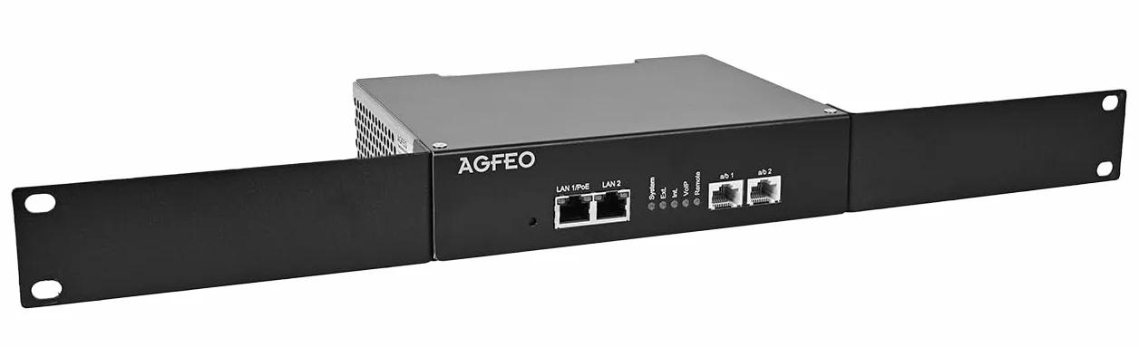 AGFEO ES22 X IT Telefonanlage, 19-Zoll-Gehäuse