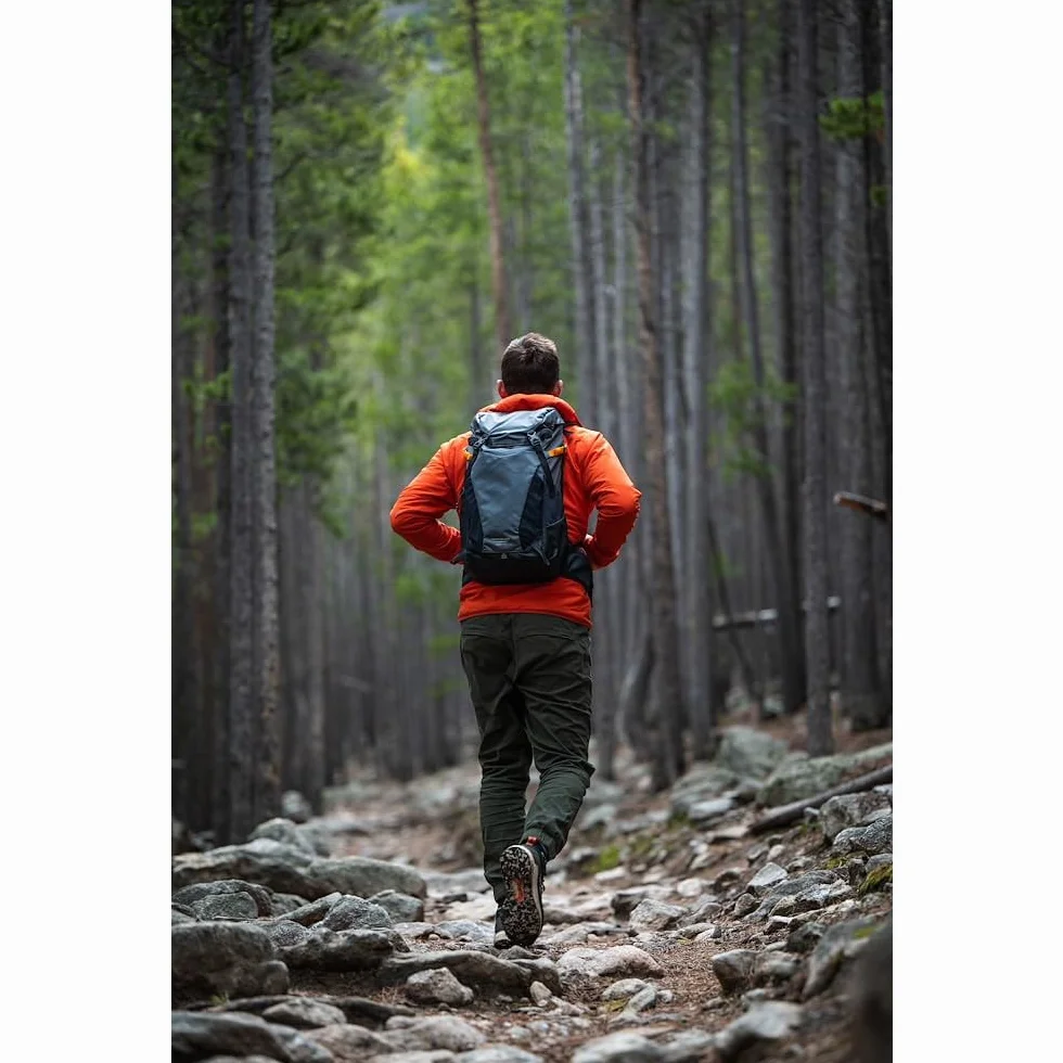 Lowepro PhotoSport BP 24L AW III, Wander Kamerarucksack für Spiegellose, seitlicher Zugriff, herausnehmbarer Kameraeinsatz und Zubehörgurtsystem, Blau un Schwarz, kompatibel mit Sony α7